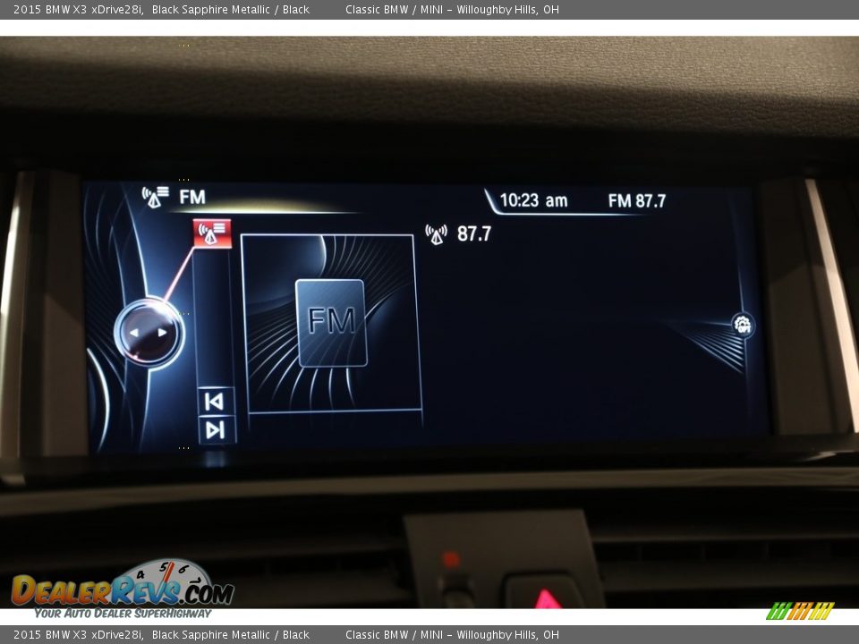 2015 BMW X3 xDrive28i Black Sapphire Metallic / Black Photo #12