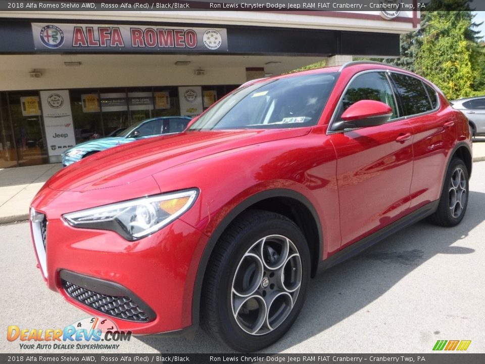 Front 3/4 View of 2018 Alfa Romeo Stelvio AWD Photo #2