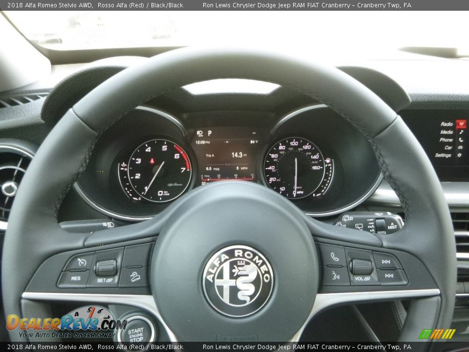 2018 Alfa Romeo Stelvio AWD Steering Wheel Photo #30