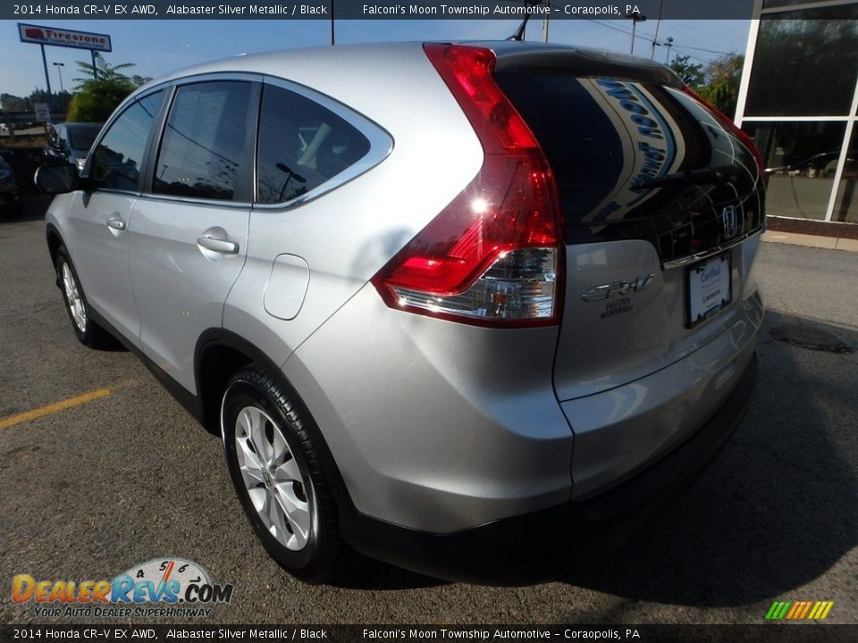 2014 Honda CR-V EX AWD Alabaster Silver Metallic / Black Photo #3