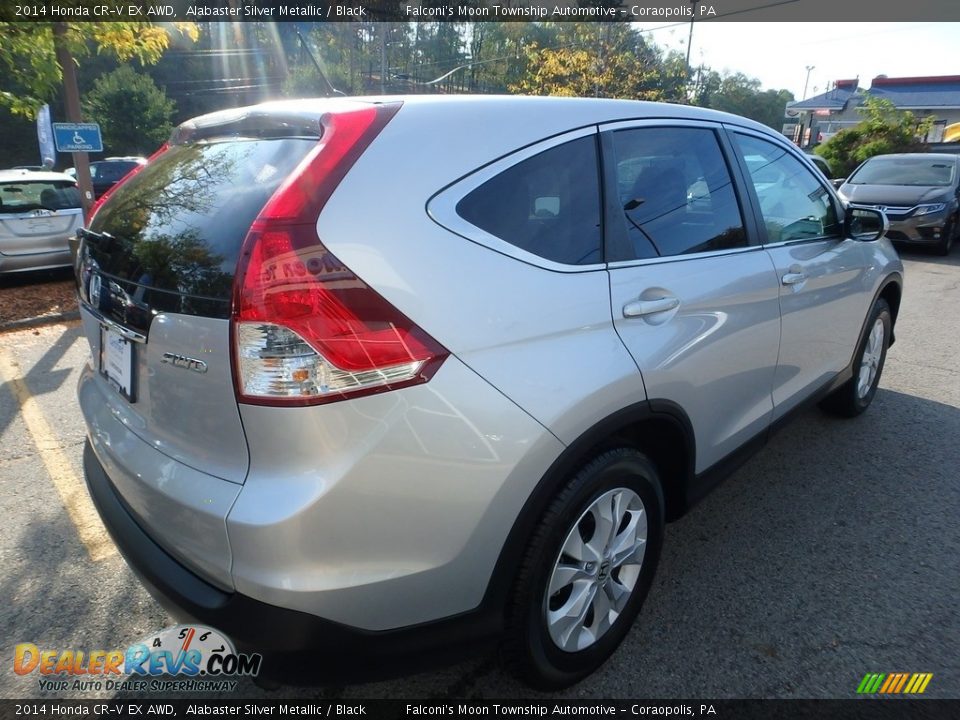 2014 Honda CR-V EX AWD Alabaster Silver Metallic / Black Photo #6