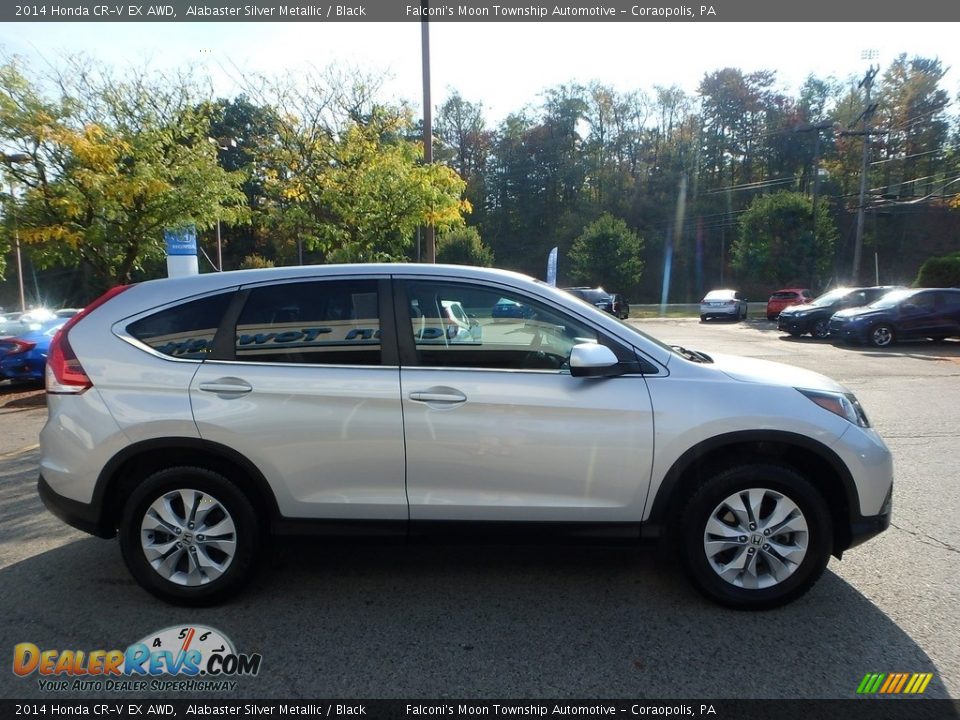 2014 Honda CR-V EX AWD Alabaster Silver Metallic / Black Photo #7