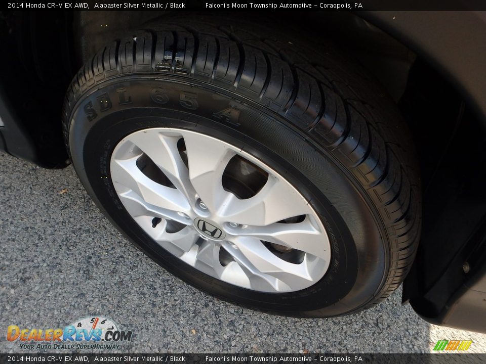 2014 Honda CR-V EX AWD Alabaster Silver Metallic / Black Photo #10