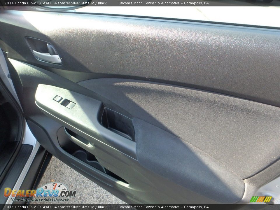 2014 Honda CR-V EX AWD Alabaster Silver Metallic / Black Photo #13