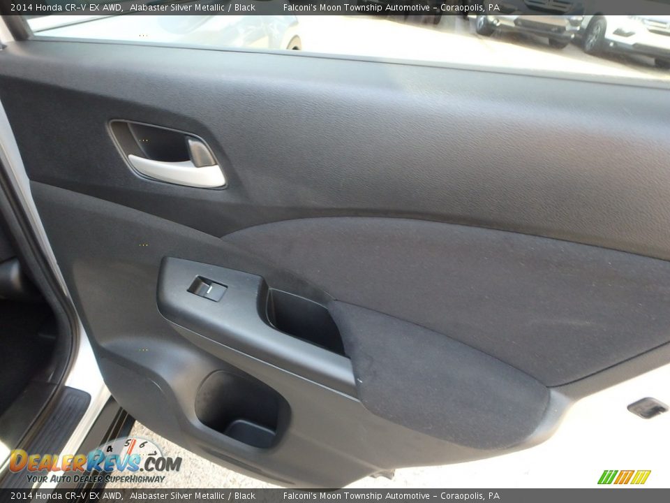 2014 Honda CR-V EX AWD Alabaster Silver Metallic / Black Photo #15