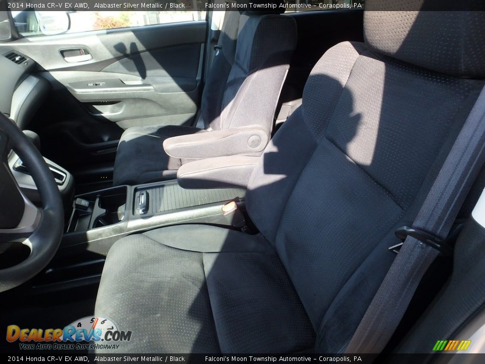 2014 Honda CR-V EX AWD Alabaster Silver Metallic / Black Photo #16