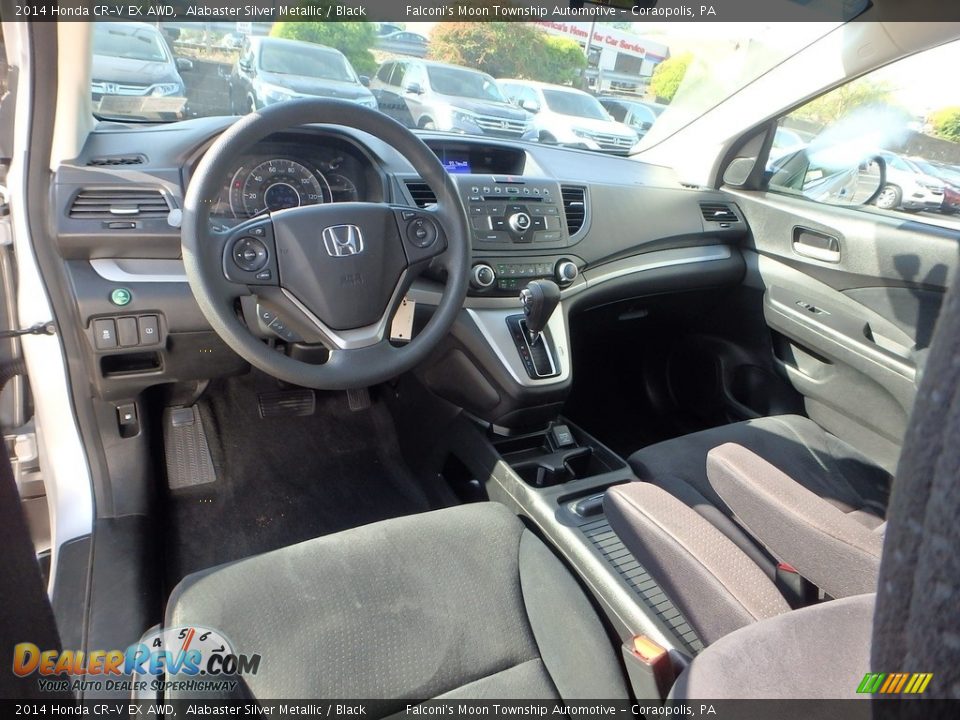 2014 Honda CR-V EX AWD Alabaster Silver Metallic / Black Photo #18