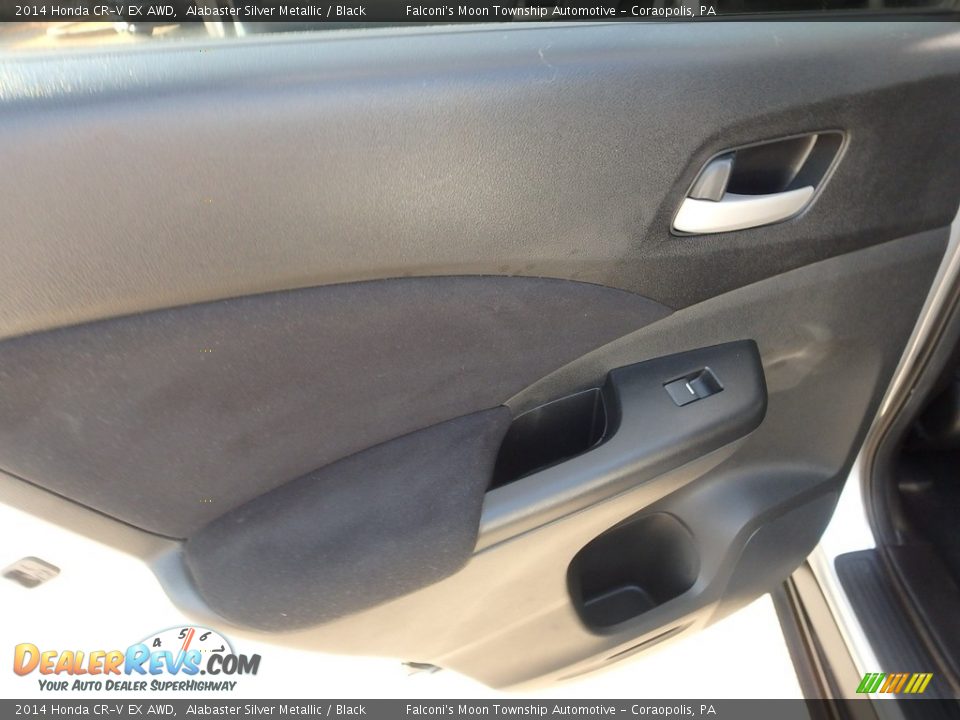 2014 Honda CR-V EX AWD Alabaster Silver Metallic / Black Photo #19