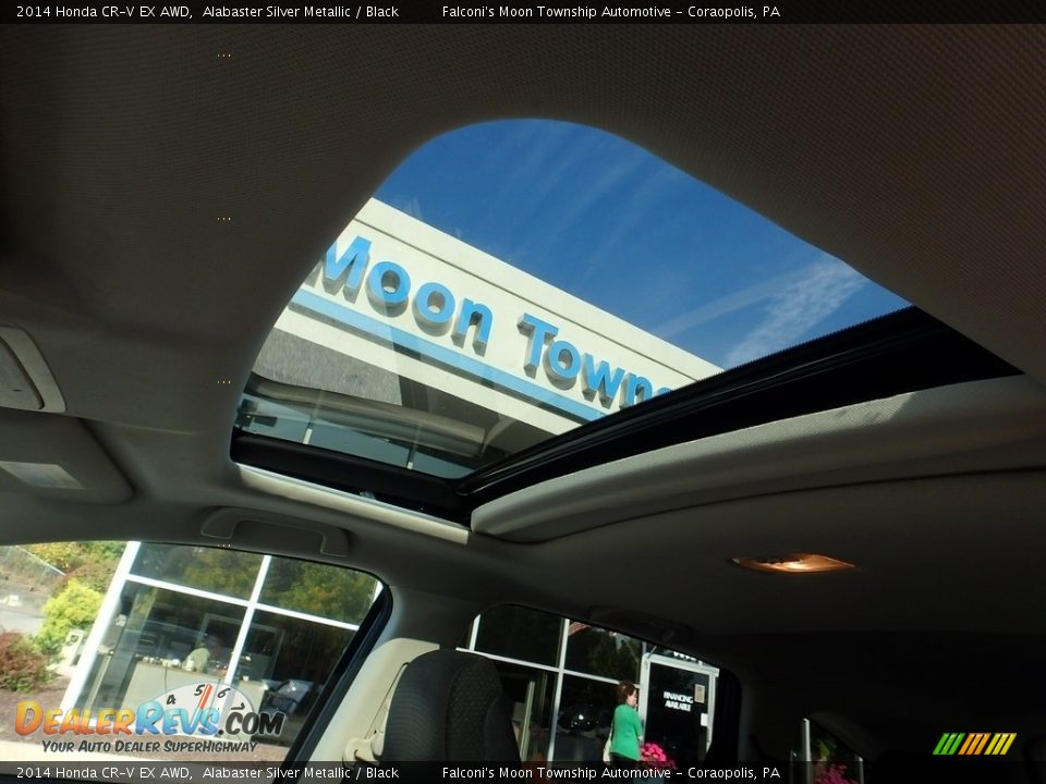 2014 Honda CR-V EX AWD Alabaster Silver Metallic / Black Photo #21