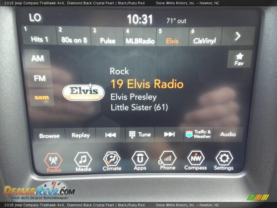 2018 Jeep Compass Trailhawk 4x4 Diamond Black Crystal Pearl / Black/Ruby Red Photo #22