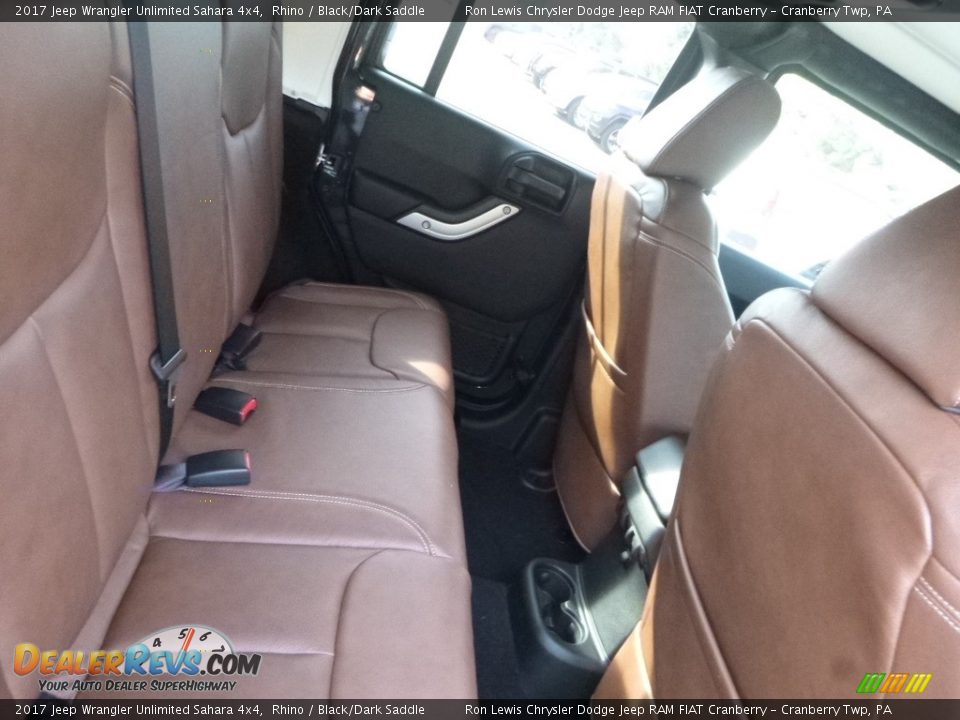 2017 Jeep Wrangler Unlimited Sahara 4x4 Rhino / Black/Dark Saddle Photo #12