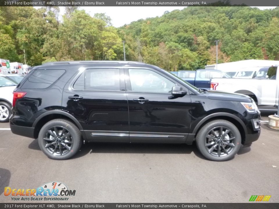 2017 Ford Explorer XLT 4WD Shadow Black / Ebony Black Photo #1