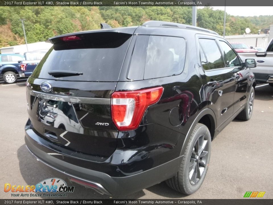 2017 Ford Explorer XLT 4WD Shadow Black / Ebony Black Photo #2