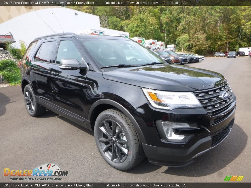 2017 Ford Explorer XLT 4WD Shadow Black / Ebony Black Photo #3