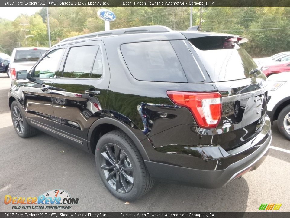 2017 Ford Explorer XLT 4WD Shadow Black / Ebony Black Photo #6