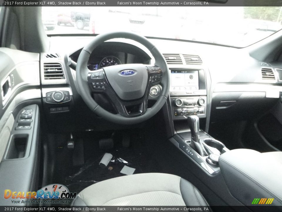 2017 Ford Explorer XLT 4WD Shadow Black / Ebony Black Photo #9