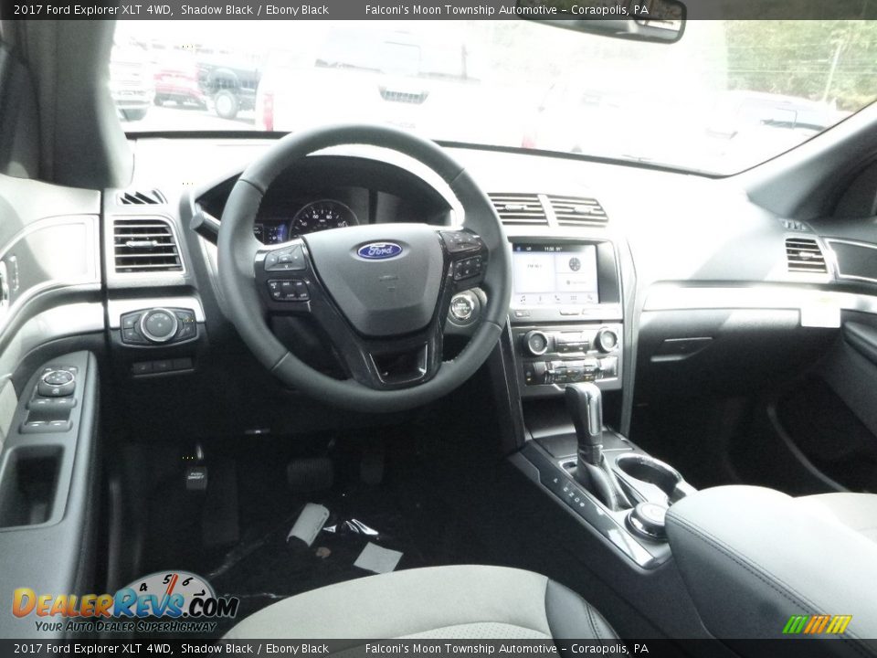 2017 Ford Explorer XLT 4WD Shadow Black / Ebony Black Photo #10