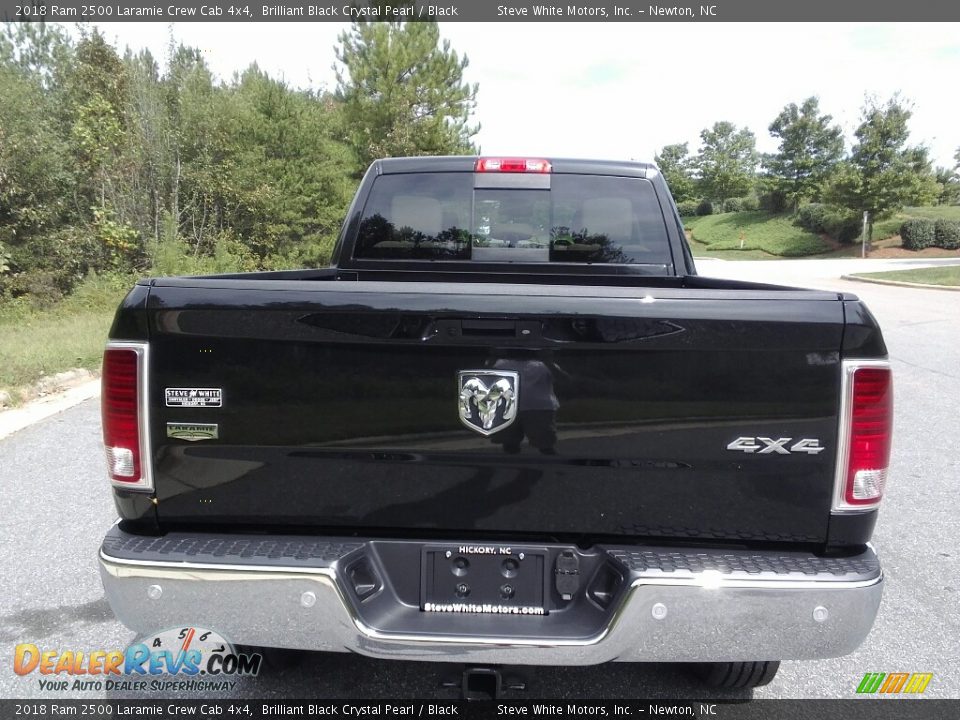 2018 Ram 2500 Laramie Crew Cab 4x4 Brilliant Black Crystal Pearl / Black Photo #7