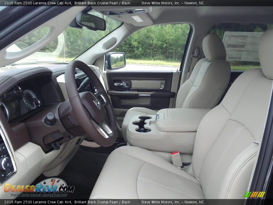 2018 Ram 2500 Laramie Crew Cab 4x4 Brilliant Black Crystal Pearl / Black Photo #9