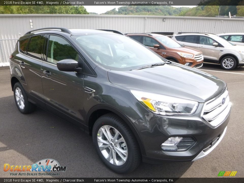 2018 Ford Escape SE 4WD Magnetic / Charcoal Black Photo #3