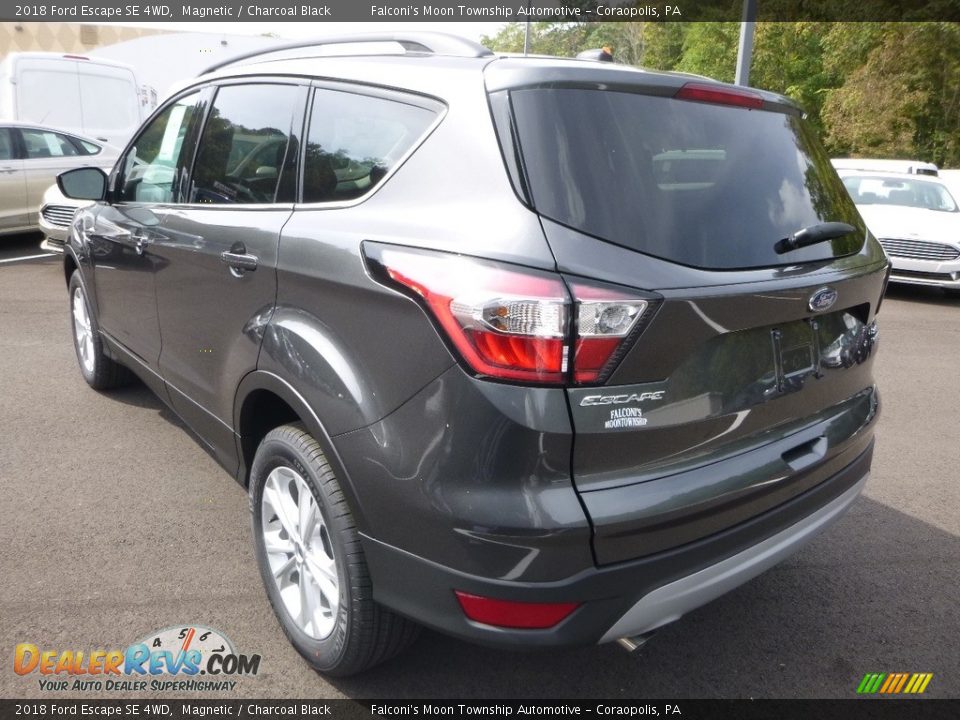2018 Ford Escape SE 4WD Magnetic / Charcoal Black Photo #6