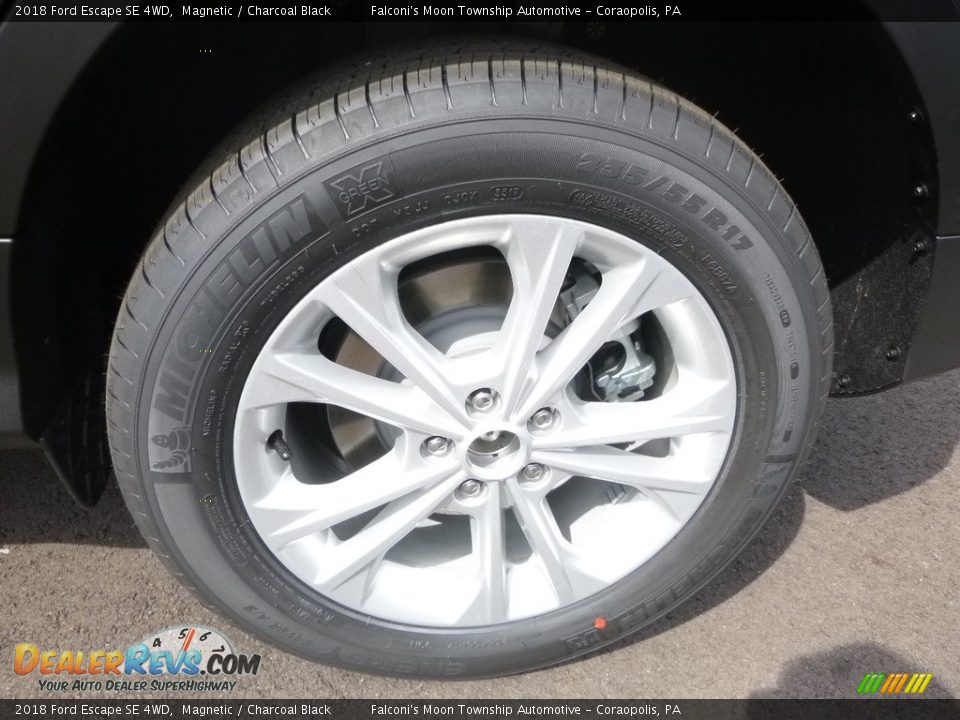 2018 Ford Escape SE 4WD Magnetic / Charcoal Black Photo #7