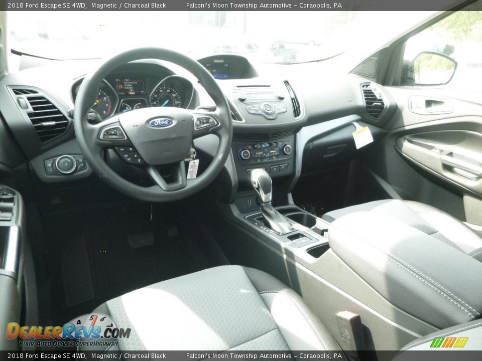 2018 Ford Escape SE 4WD Magnetic / Charcoal Black Photo #9