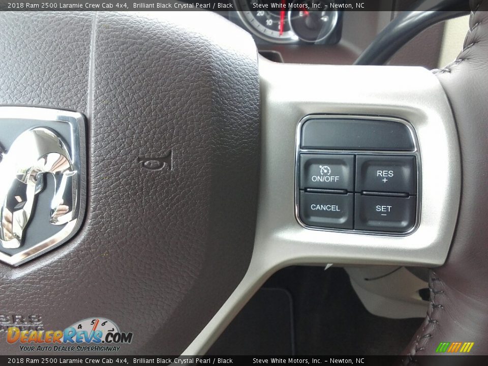 2018 Ram 2500 Laramie Crew Cab 4x4 Brilliant Black Crystal Pearl / Black Photo #18