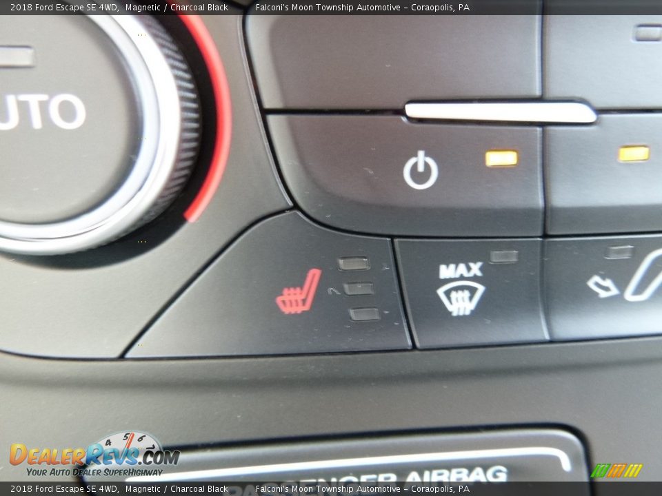 2018 Ford Escape SE 4WD Magnetic / Charcoal Black Photo #13