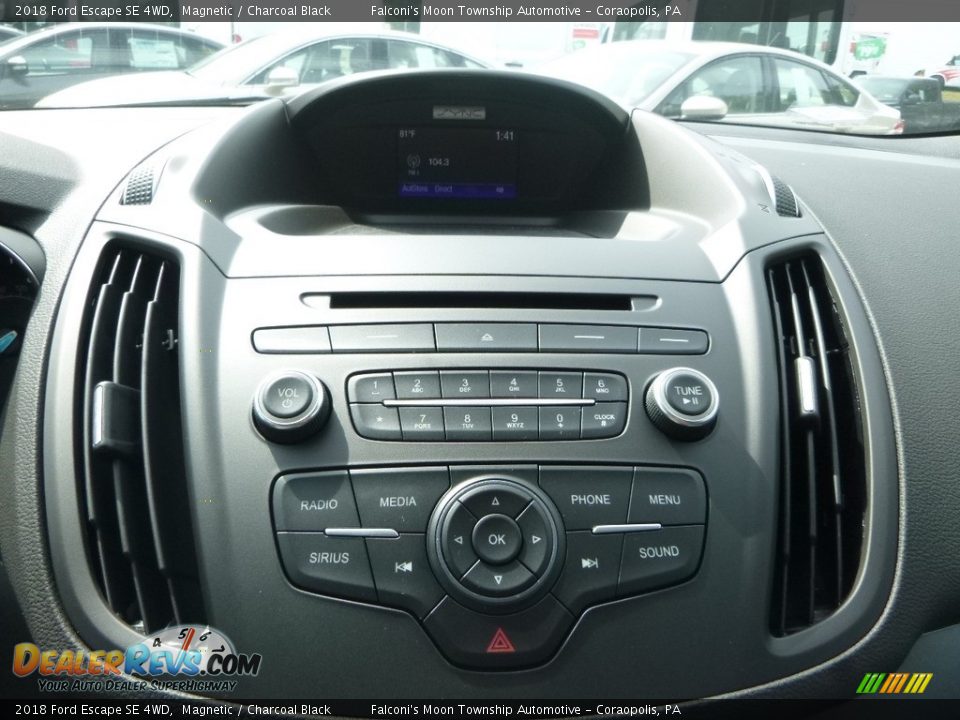 2018 Ford Escape SE 4WD Magnetic / Charcoal Black Photo #14