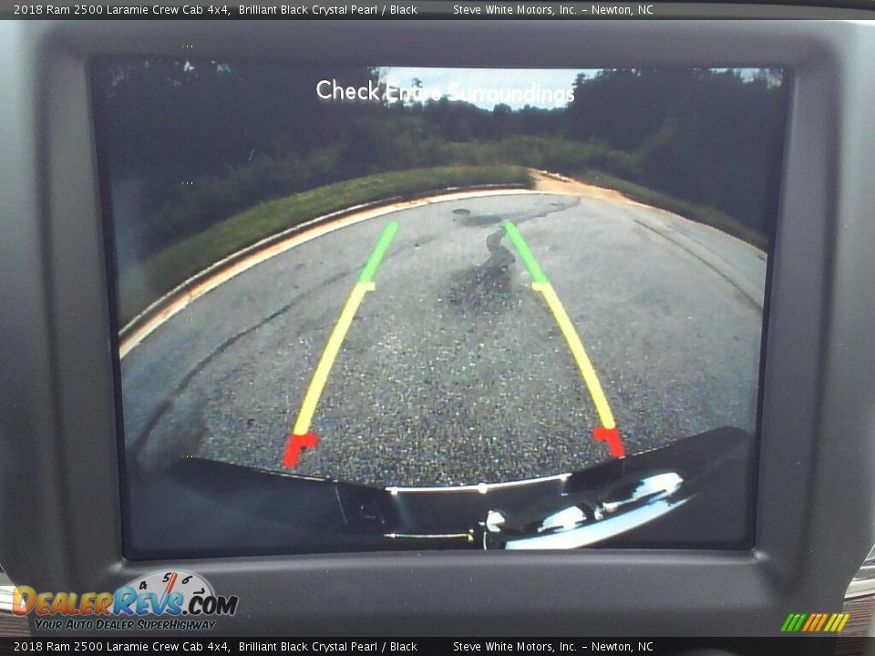 2018 Ram 2500 Laramie Crew Cab 4x4 Brilliant Black Crystal Pearl / Black Photo #22