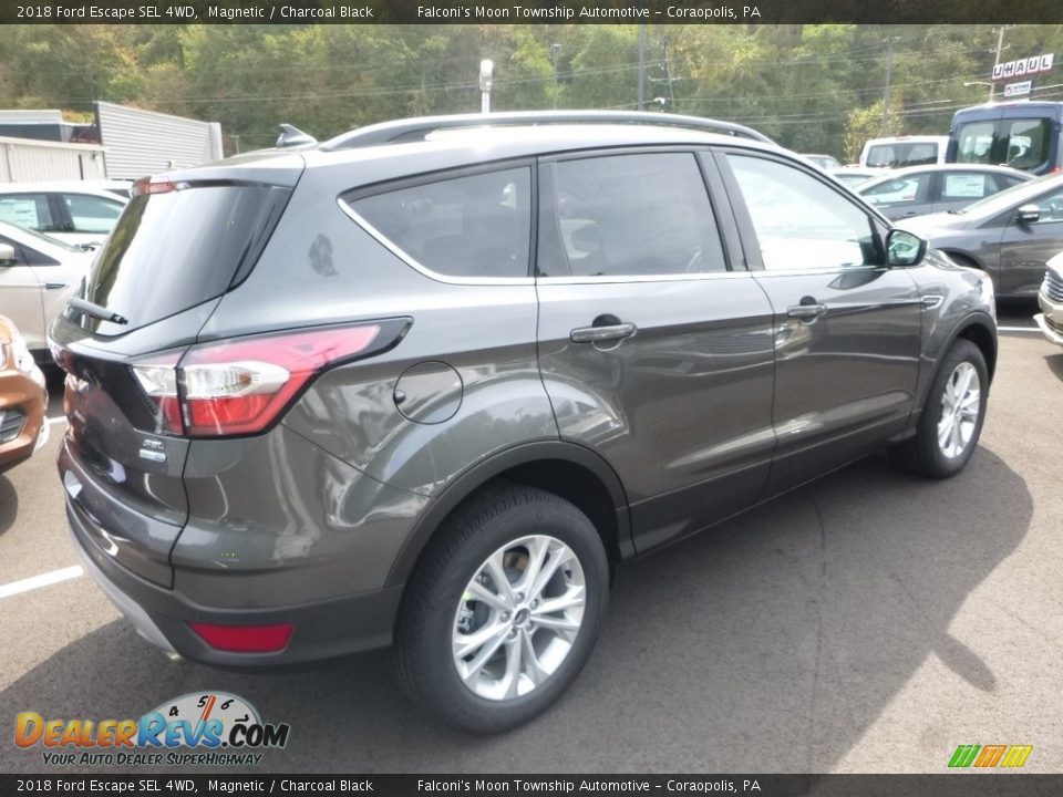 2018 Ford Escape SEL 4WD Magnetic / Charcoal Black Photo #2