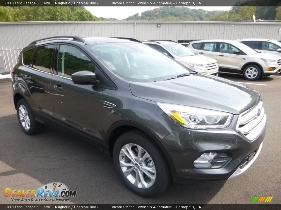2018 Ford Escape SEL 4WD Magnetic / Charcoal Black Photo #3