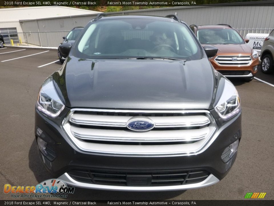 2018 Ford Escape SEL 4WD Magnetic / Charcoal Black Photo #4