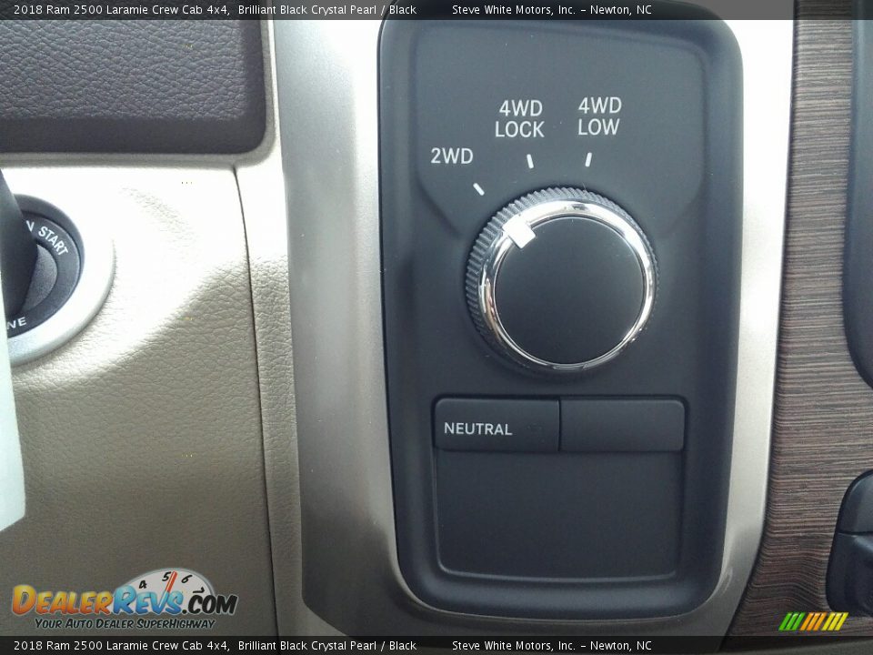 2018 Ram 2500 Laramie Crew Cab 4x4 Brilliant Black Crystal Pearl / Black Photo #26