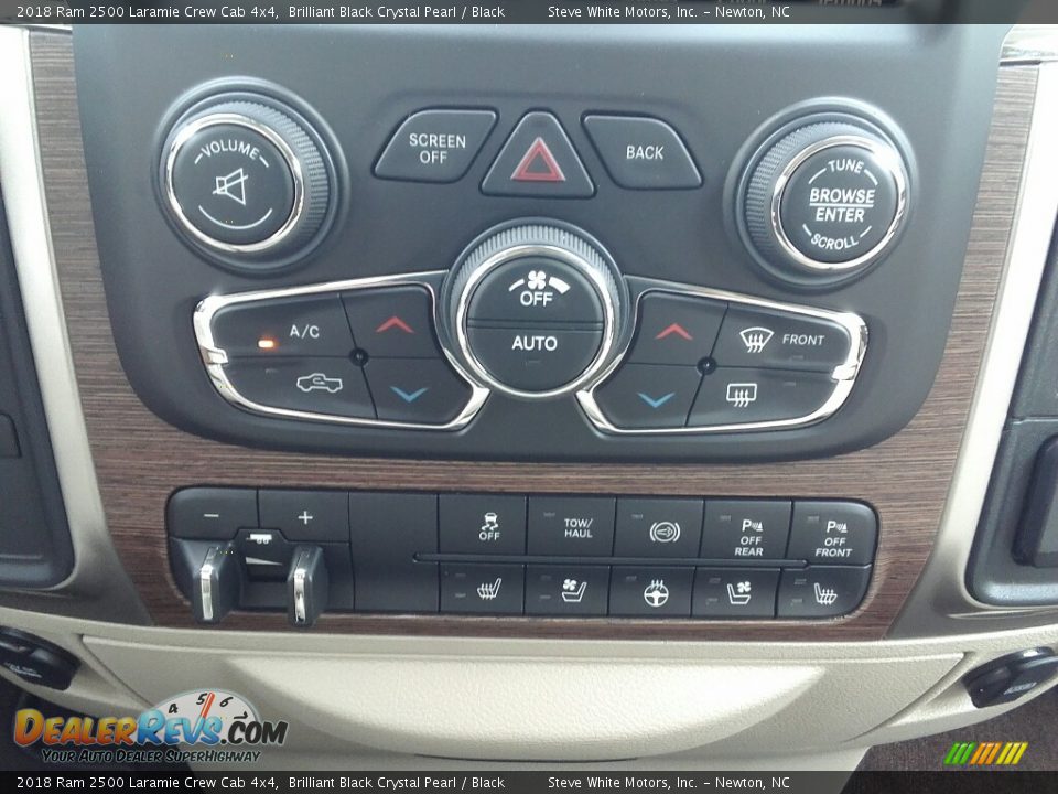 2018 Ram 2500 Laramie Crew Cab 4x4 Brilliant Black Crystal Pearl / Black Photo #27