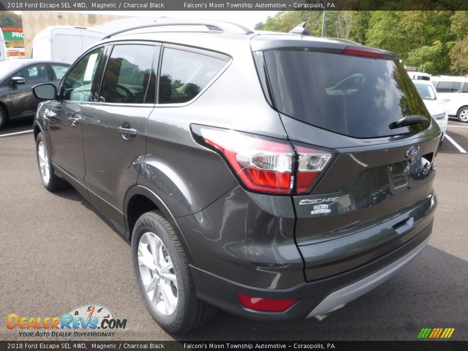 2018 Ford Escape SEL 4WD Magnetic / Charcoal Black Photo #6