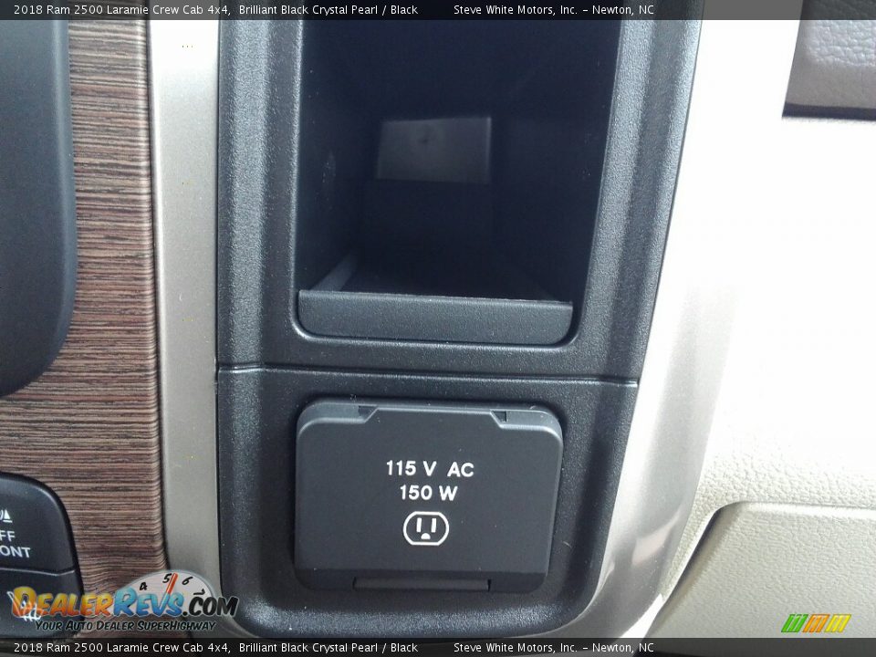 2018 Ram 2500 Laramie Crew Cab 4x4 Brilliant Black Crystal Pearl / Black Photo #28