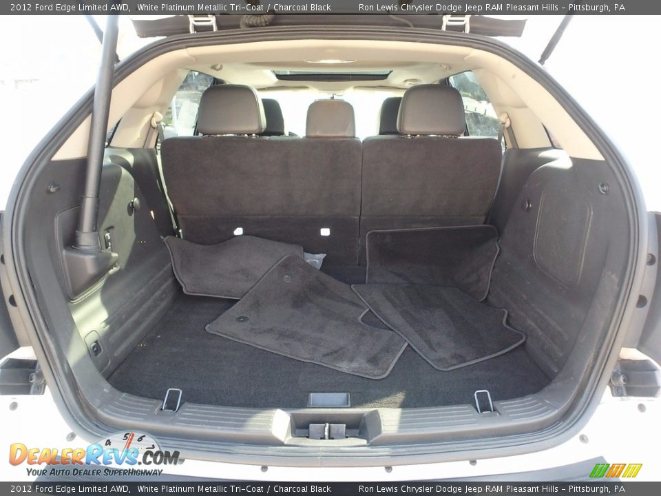 2012 Ford Edge Limited AWD White Platinum Metallic Tri-Coat / Charcoal Black Photo #3