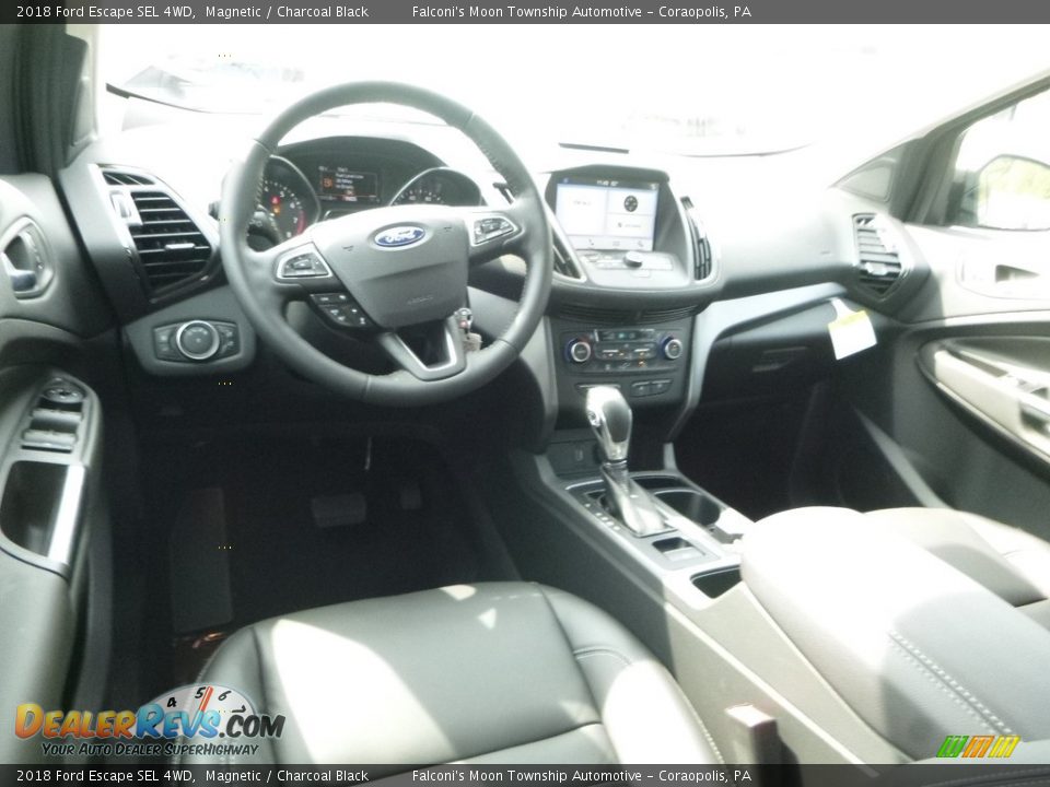 2018 Ford Escape SEL 4WD Magnetic / Charcoal Black Photo #9