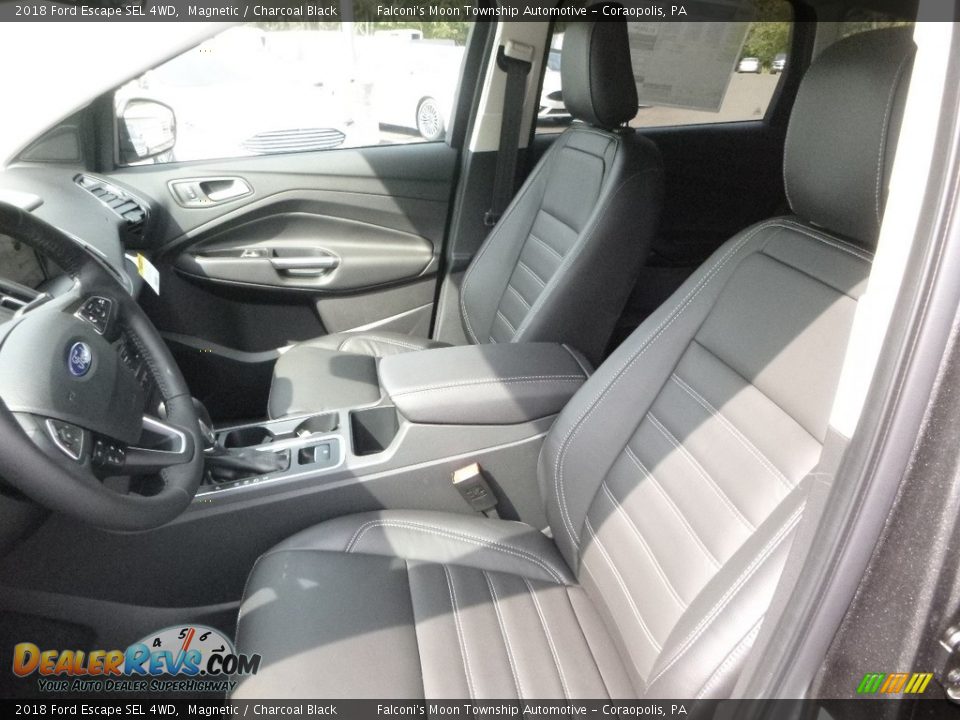 2018 Ford Escape SEL 4WD Magnetic / Charcoal Black Photo #11