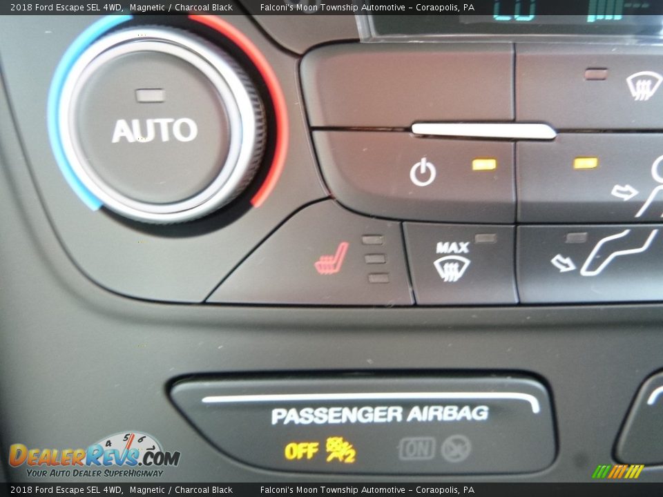 2018 Ford Escape SEL 4WD Magnetic / Charcoal Black Photo #13