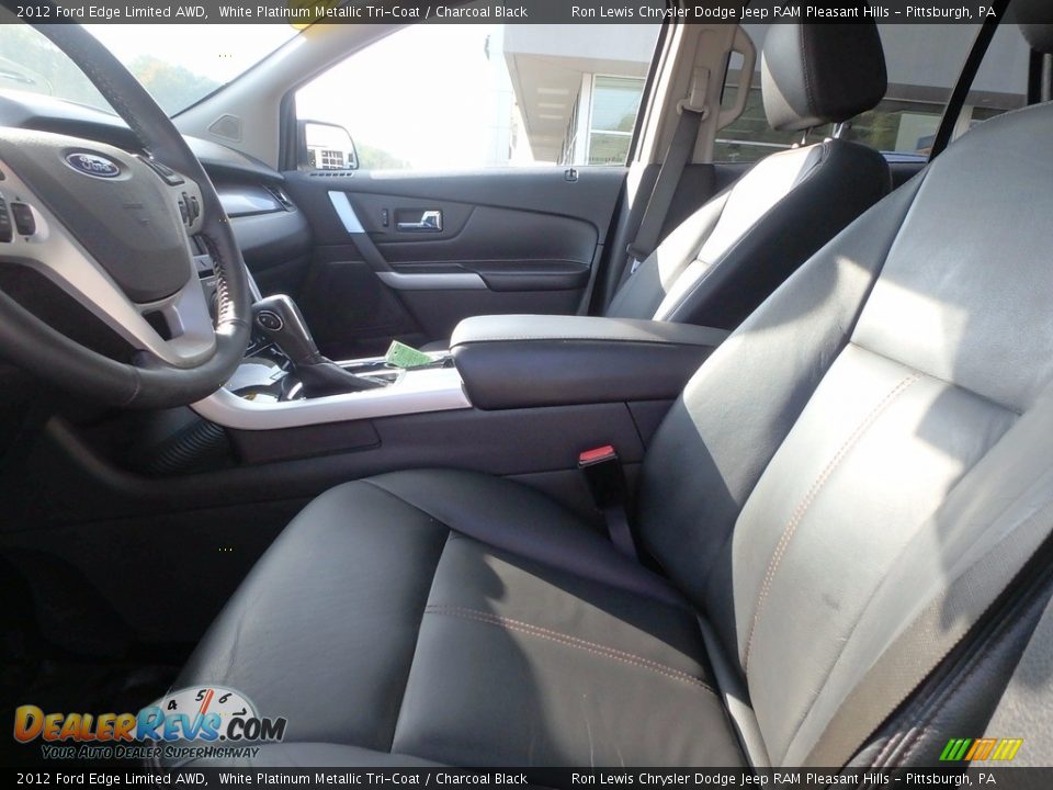 2012 Ford Edge Limited AWD White Platinum Metallic Tri-Coat / Charcoal Black Photo #9