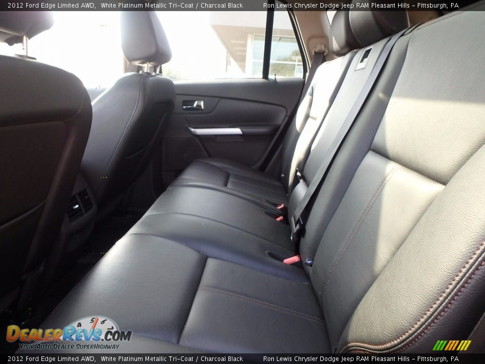 2012 Ford Edge Limited AWD White Platinum Metallic Tri-Coat / Charcoal Black Photo #10