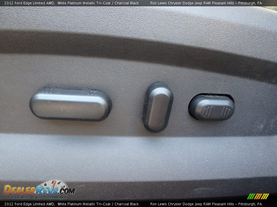 2012 Ford Edge Limited AWD White Platinum Metallic Tri-Coat / Charcoal Black Photo #14