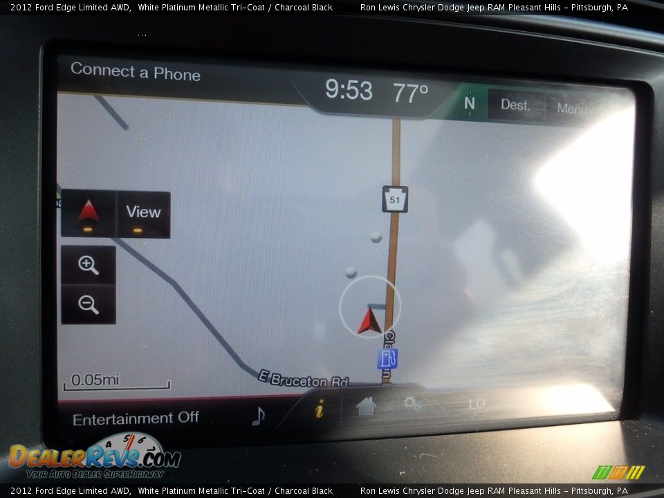 2012 Ford Edge Limited AWD White Platinum Metallic Tri-Coat / Charcoal Black Photo #16