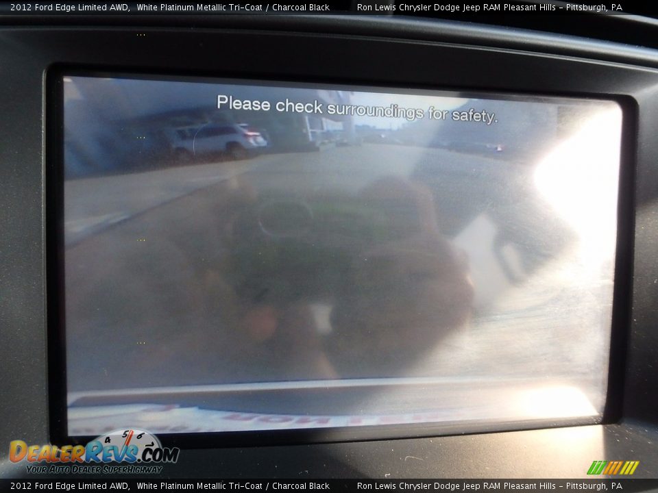2012 Ford Edge Limited AWD White Platinum Metallic Tri-Coat / Charcoal Black Photo #17