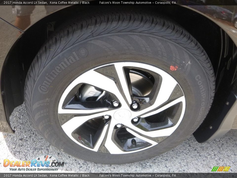 2017 Honda Accord LX Sedan Kona Coffee Metallic / Black Photo #7