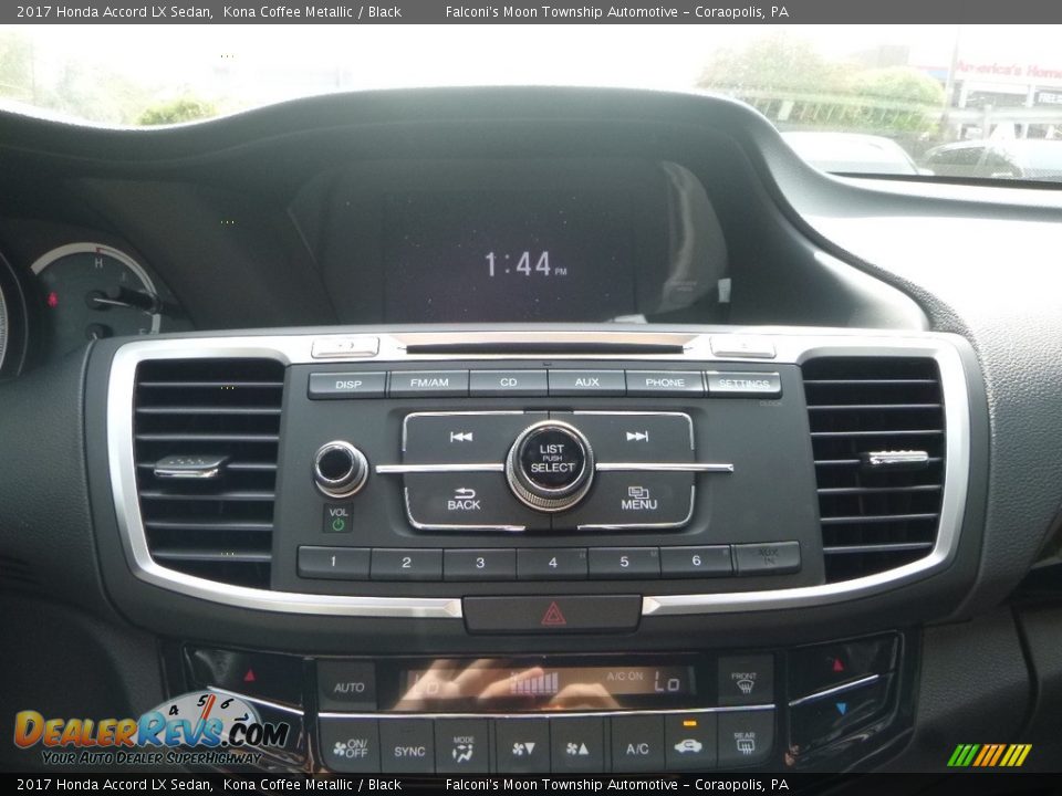 2017 Honda Accord LX Sedan Kona Coffee Metallic / Black Photo #14