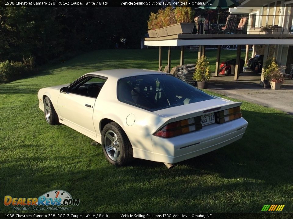 1988 Chevrolet Camaro Z28 IROC-Z Coupe White / Black Photo #3